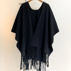 Poncho Alpaga — Cape Enveloppante d'Hiver