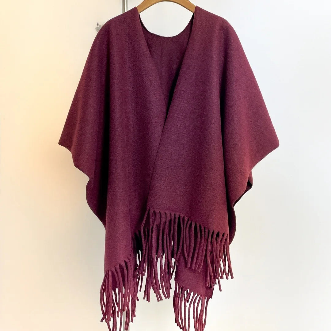 Poncho Alpaga — Cape Enveloppante