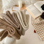 chaussettes en polaire tricotée