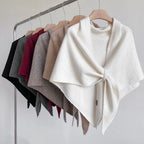 Poncho Cape en Laine Chinée