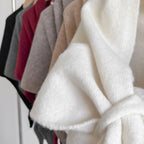 Poncho Cape en Laine Chinée