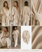 Châle Tricoté Unisexe – Cape Élégante et Chaude en Fausse Laine, Grande Taille